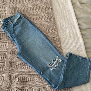 Lulus Straight Leg Ripped Jeans